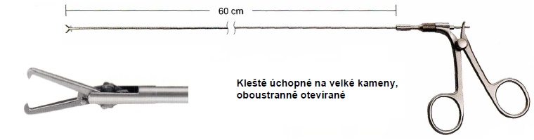 Kliešte na kamene 600 mm, 5 Charr. flexibilné